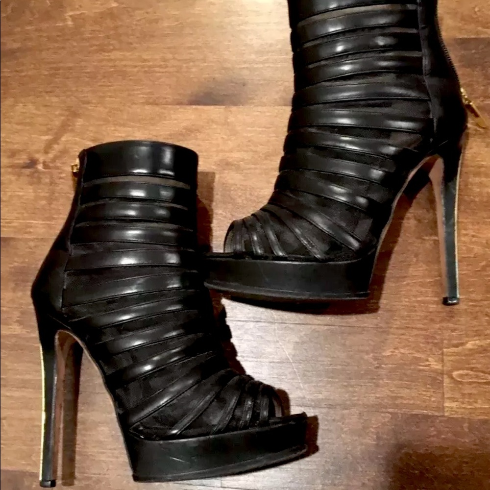 Herve leger bellona booties size 35.5 pre owned